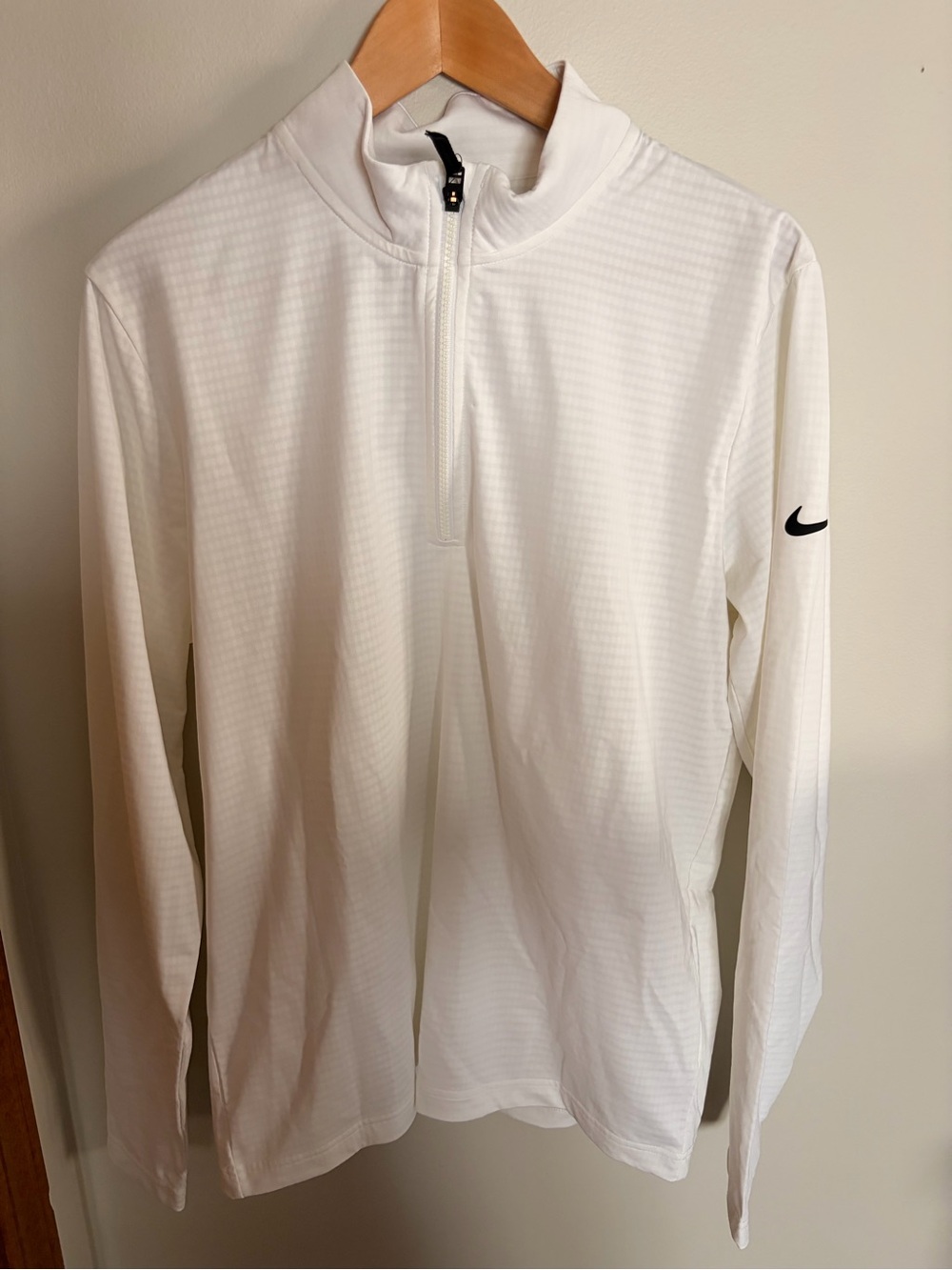 Nike Victory Dri-FIT 1/2-Zip Jacket White Polo Men's Size Medium FD5837-100 New